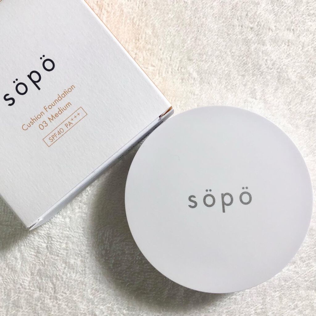 クッションファンデ/sopo/クッションファンデーションを使ったクチコミ（1枚目）