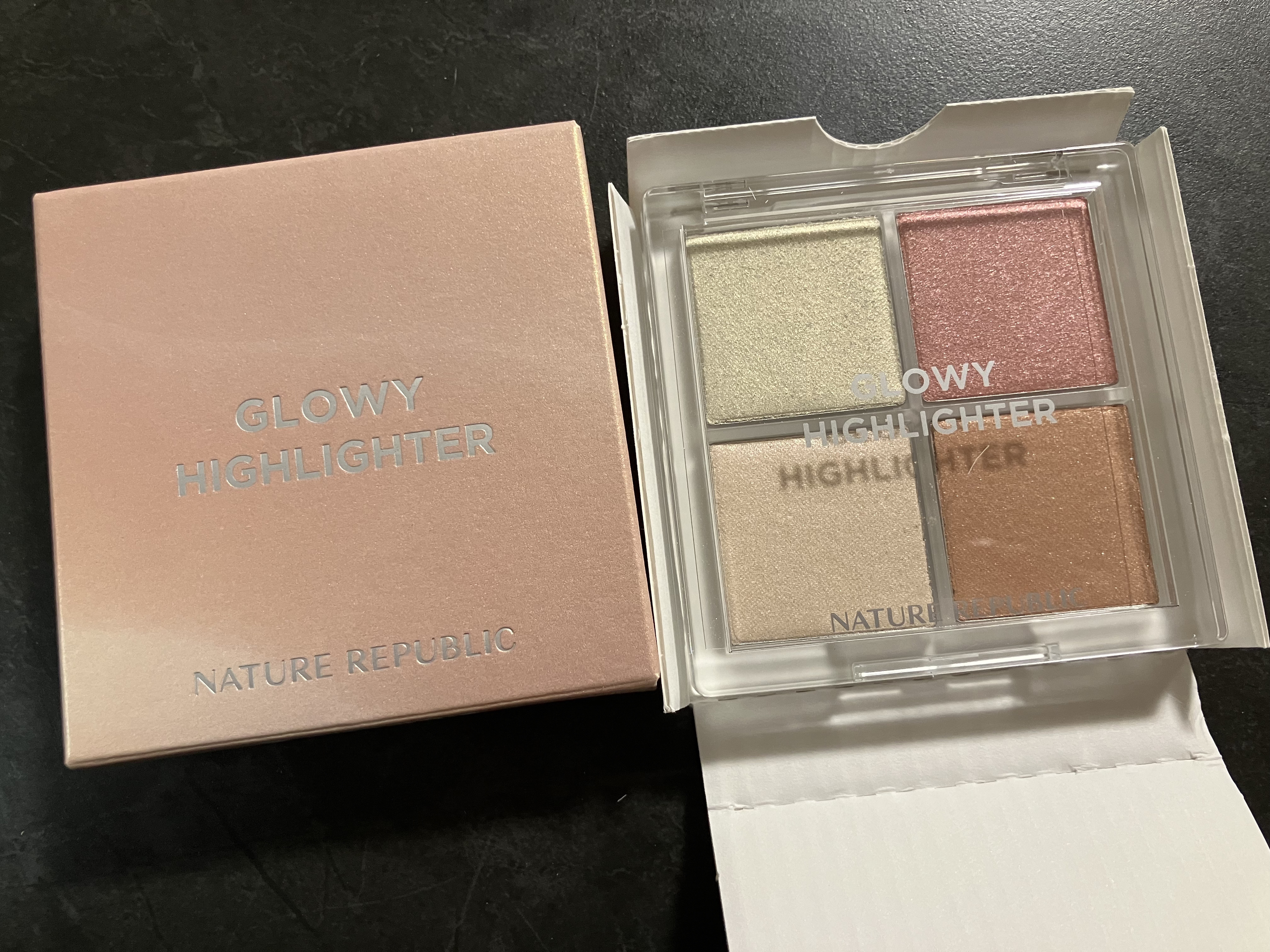 グローイハイライター/ネイチャーリパブリック/パウダーハイライトを使ったクチコミ（1枚目）