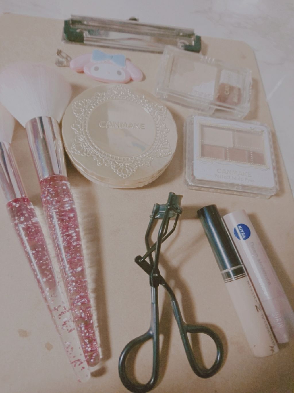 【旧品】マシュマロフィニッシュパウダー/キャンメイク/プレストパウダーを使ったクチコミ(2枚目)