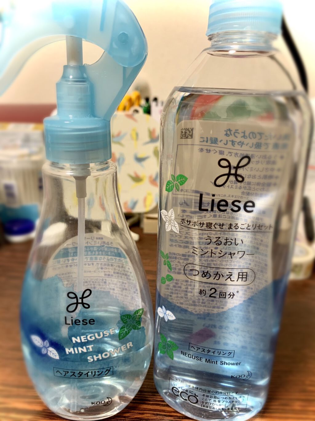 うるおいミントシャワー つめかえ用 340ml/リーゼ/プレスタイリング・寝ぐせ直しを使ったクチコミ（1枚目）