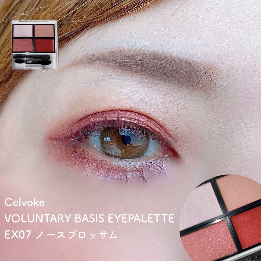 ヴォランタリーベイシス アイパレット/Celvoke/アイシャドウパレットを使ったクチコミ(2枚目)