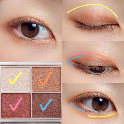 シルキースフレアイズ/キャンメイク/アイシャドウパレットを使ったクチコミ(3枚目)