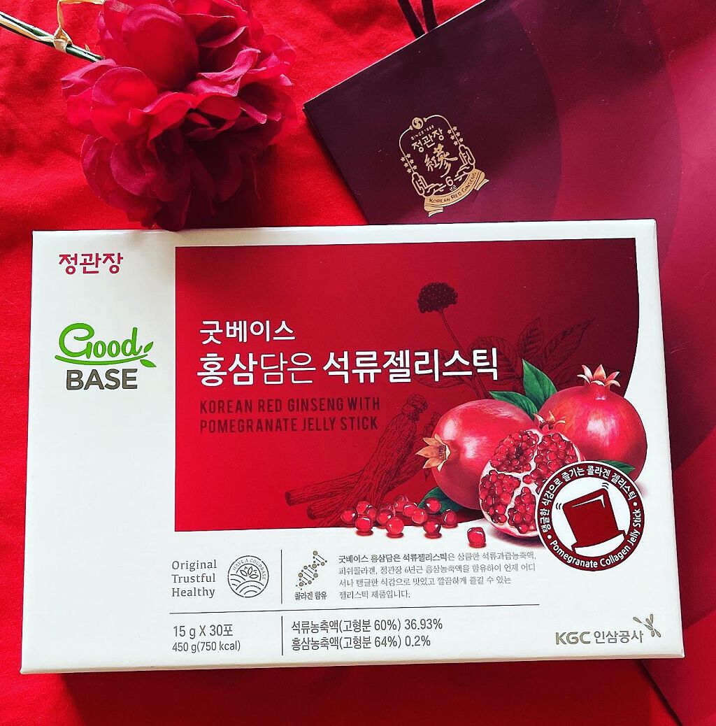 GoodBASE 紅参・ザクロスティック/正官庄/ドリンクを使ったクチコミ(4枚目)