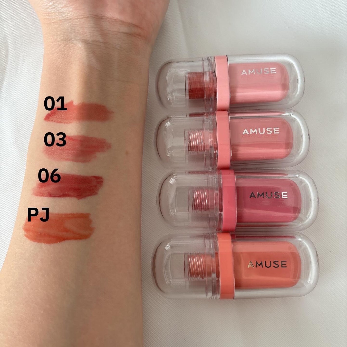 ジェルフィットティント/AMUSE/リップティントを使ったクチコミ(3枚目)