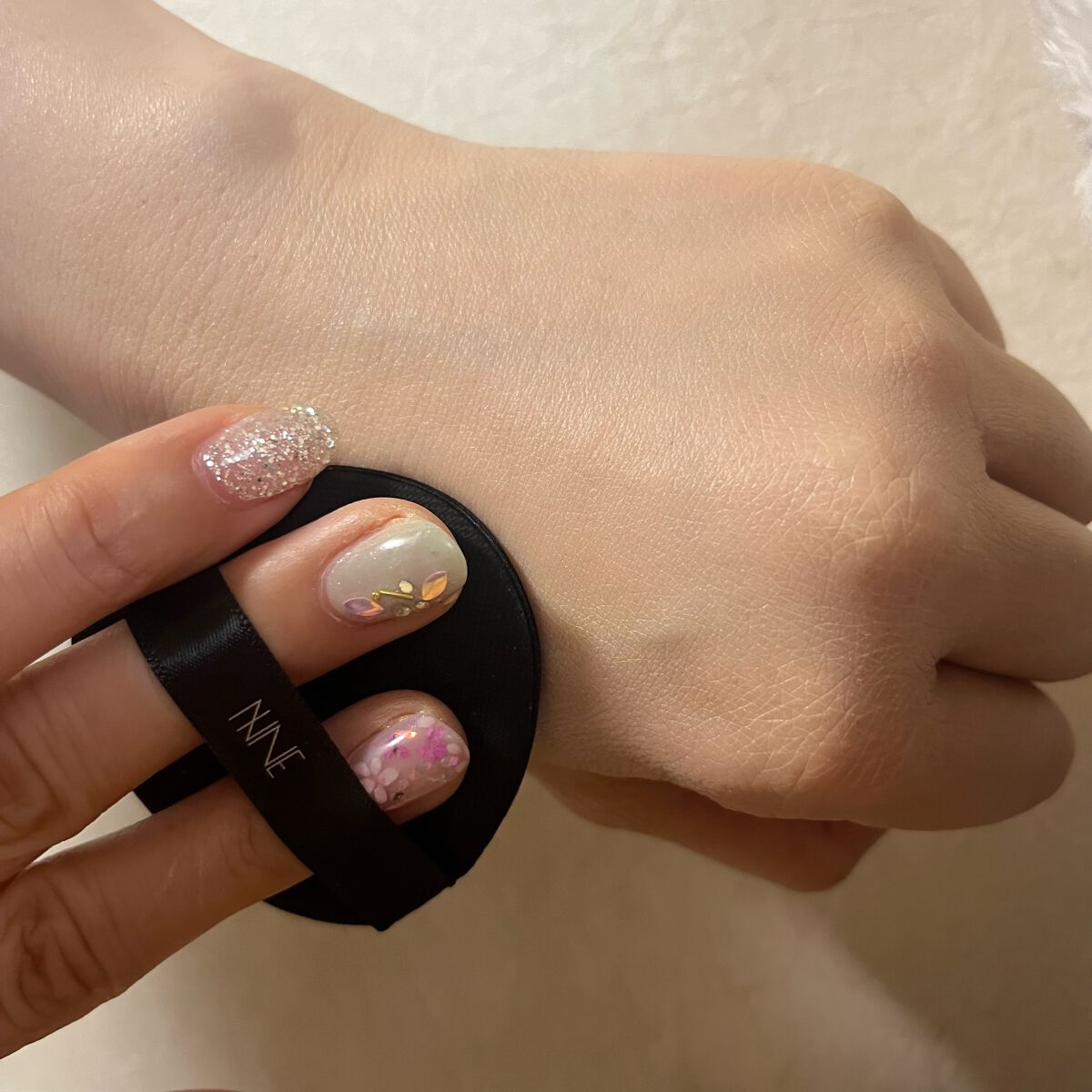 NNEグラインディングファンデーション ライトベージュ/NNE/その他ファンデーションを使ったクチコミ（3枚目）