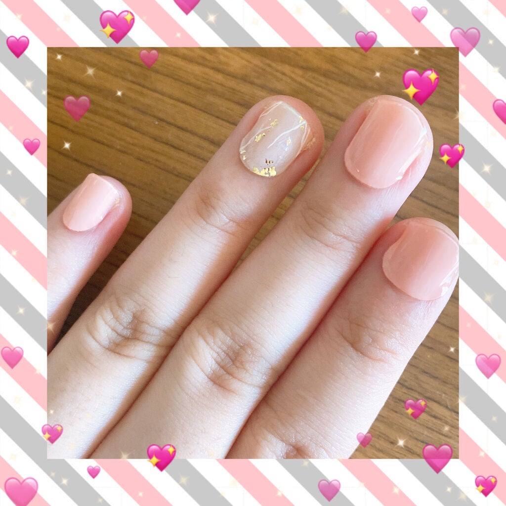 セミキュアジェルネイル(ハンド)/ohora/ネイルシールを使ったクチコミ(2枚目)