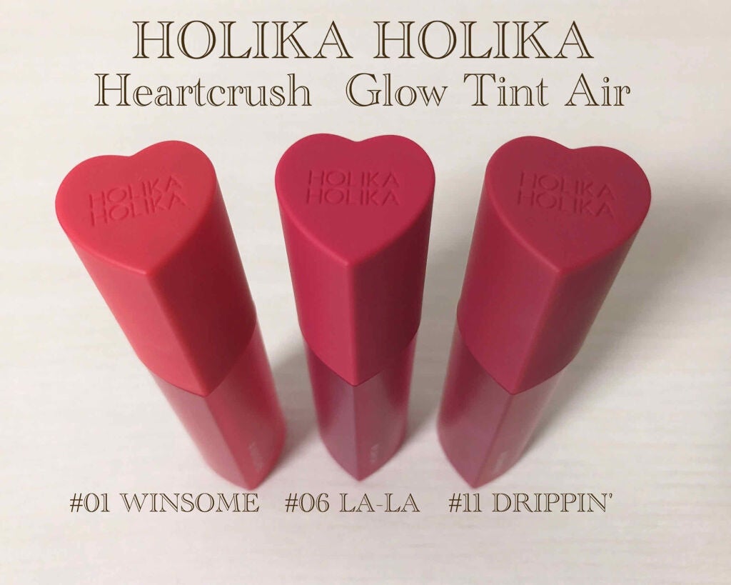 ホリカホリカ ハートクラッシュグローティントエアー/HOLIKA HOLIKA/リップティントを使ったクチコミ(1枚目)