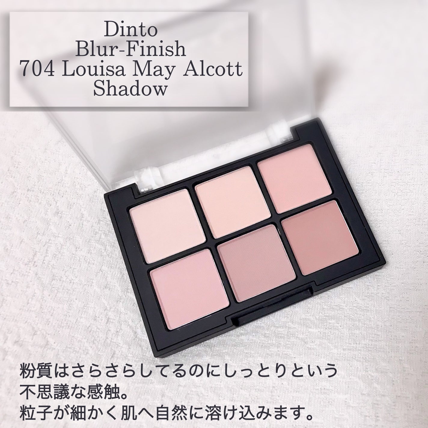 ブラーフィニシュシャドウパレット/Dinto/アイシャドウパレットを使ったクチコミ(2枚目)