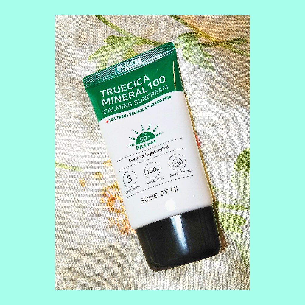 TRUECICAミネラルカーミングトーンアップ 日焼け止め/SOME BY MI/日焼け止めクリームを使ったクチコミ（1枚目）