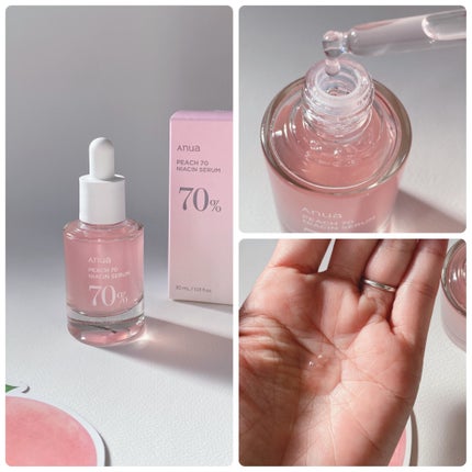 桃77%ナイアシンコンディショニングミルク/Anua/乳液を使ったクチコミ(3枚目)