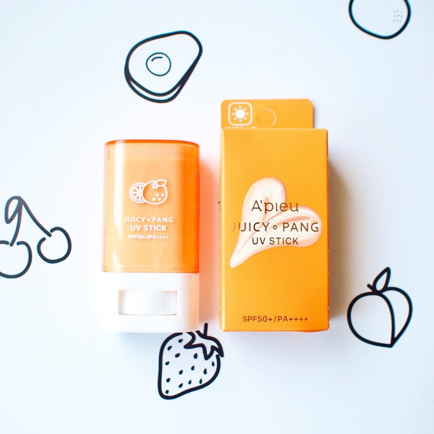 アピュー ジューシーパン UVスティック/A’pieu/日焼け止め・UVケアを使ったクチコミ(1枚目)