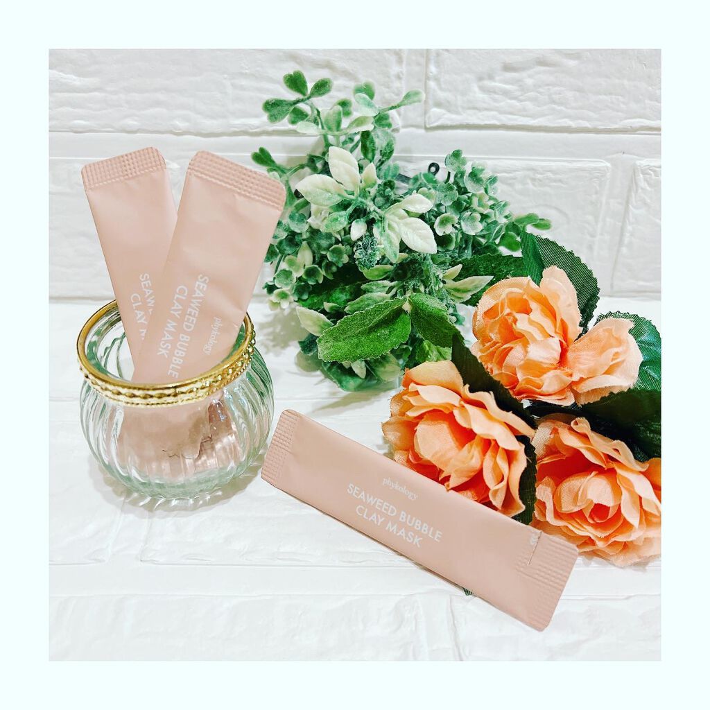 海藻（シーウィード）バブル クレイマスク/phykology/洗い流すパック・マスクを使ったクチコミ（1枚目）