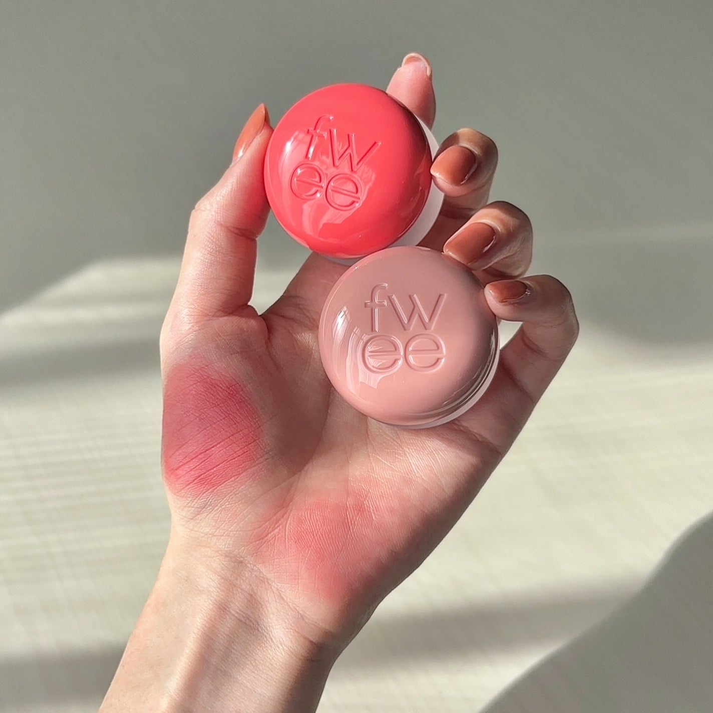 リップアンドチーク ブラーリープリンポット/fwee/口紅を使ったクチコミ(4枚目)