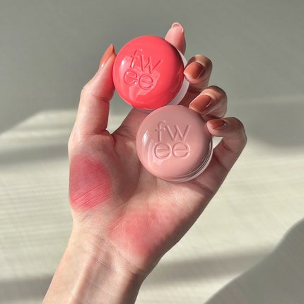 リップアンドチーク ブラーリープリンポット/fwee/口紅を使ったクチコミ(4枚目)