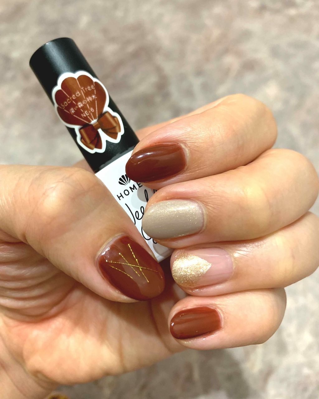 ウィークリージェル NE-6 Sacred Tree/HOMEI/ジェルネイルを使ったクチコミ（1枚目）