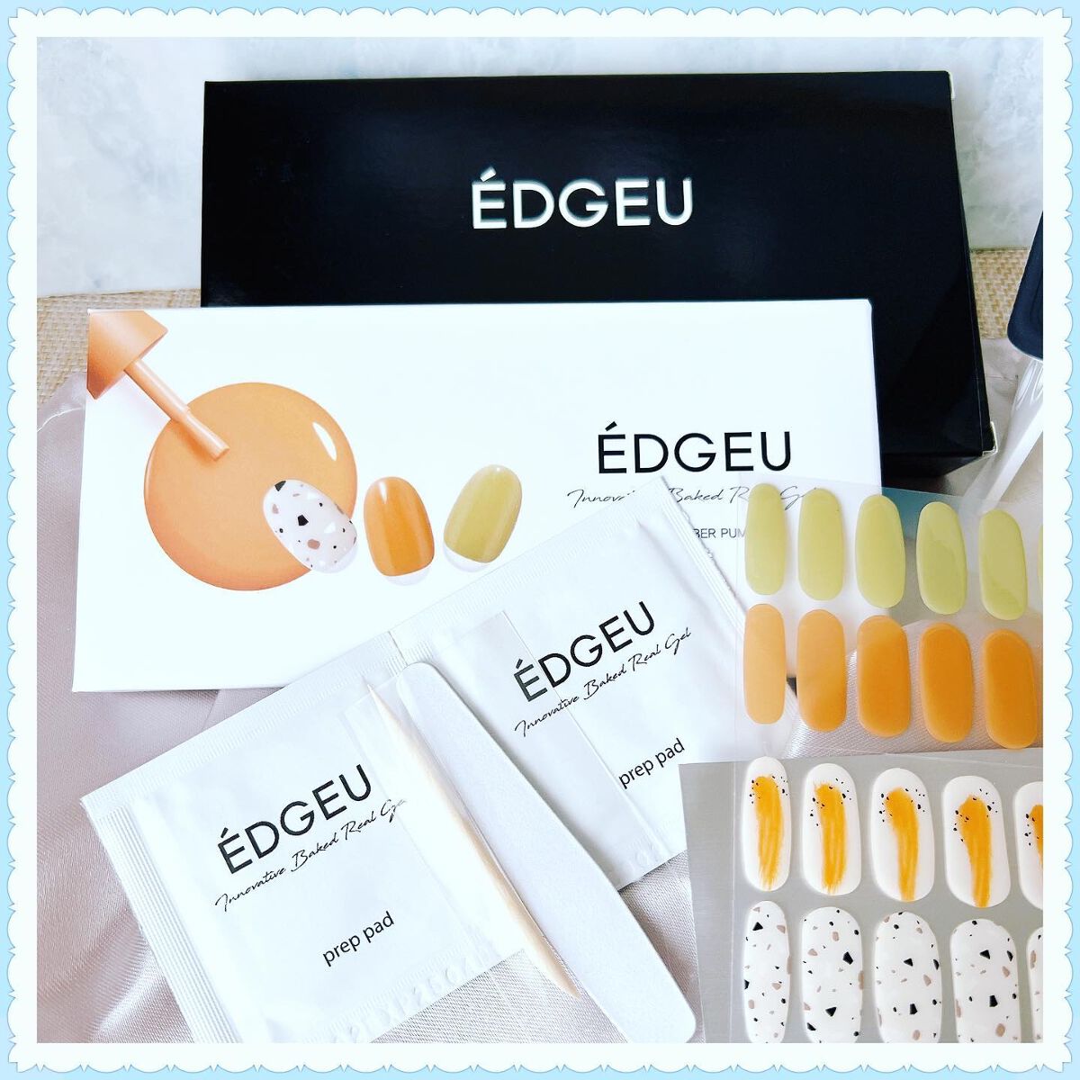 貼って固めるジェルネイル(Nail)/EDGEU/ネイルシールを使ったクチコミ(8枚目)