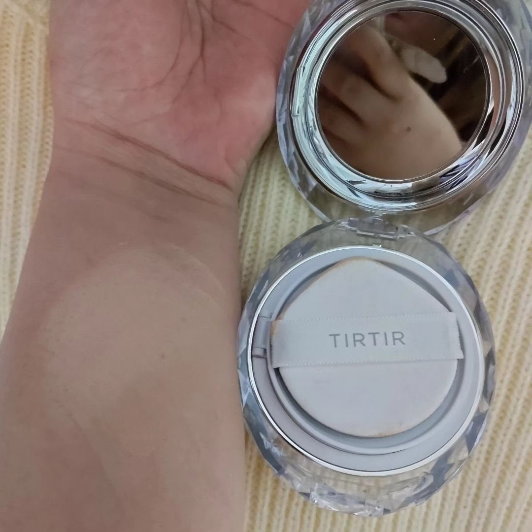マスクフィット クリスタルメッシュクッション/TIRTIR(ティルティル)/クッションファンデーションを使ったクチコミ(4枚目)
