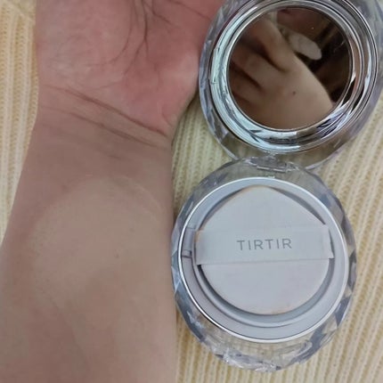 マスクフィット クリスタルメッシュクッション/TIRTIR(ティルティル)/クッションファンデーションを使ったクチコミ(4枚目)
