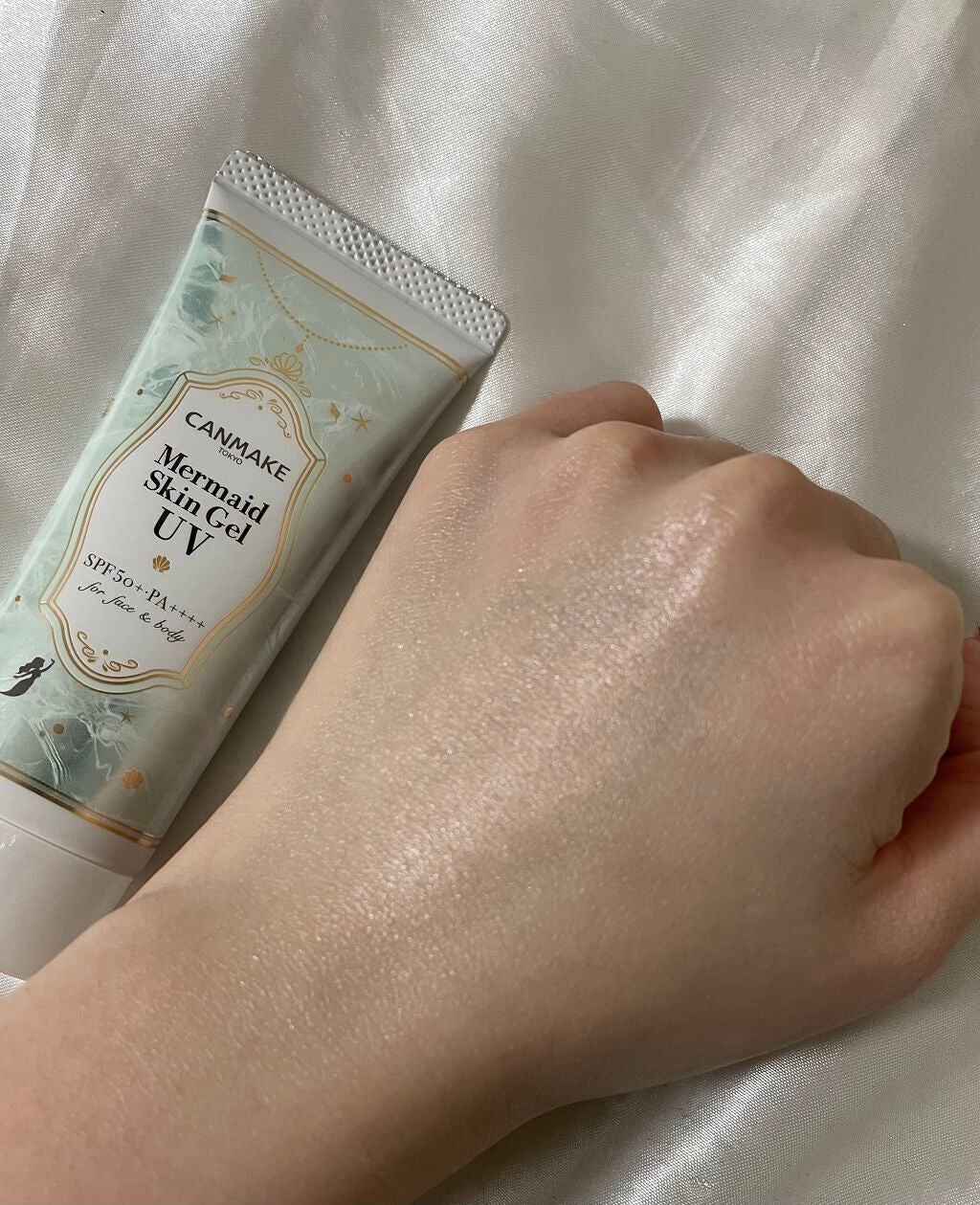マーメイドスキンジェルUV/キャンメイク/日焼け止めジェルを使ったクチコミ(5枚目)