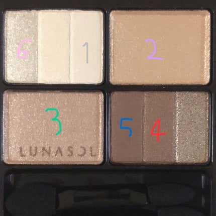 スリーディメンショナルアイズ/LUNASOL/アイシャドウパレットを使ったクチコミ(5枚目)