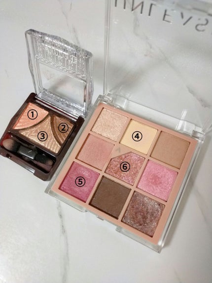 ジューシーピュアアイズ/キャンメイク/アイシャドウパレットを使ったクチコミ(4枚目)