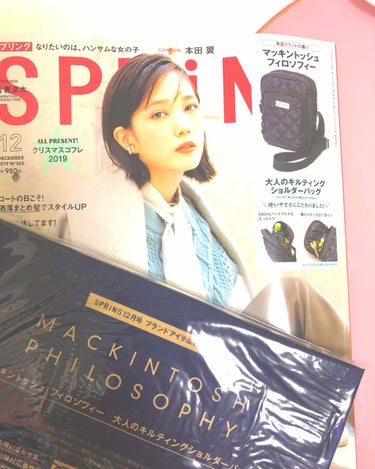SPRiNG 2019年12月号/SPRiNG/雑誌を使ったクチコミ（1枚目）