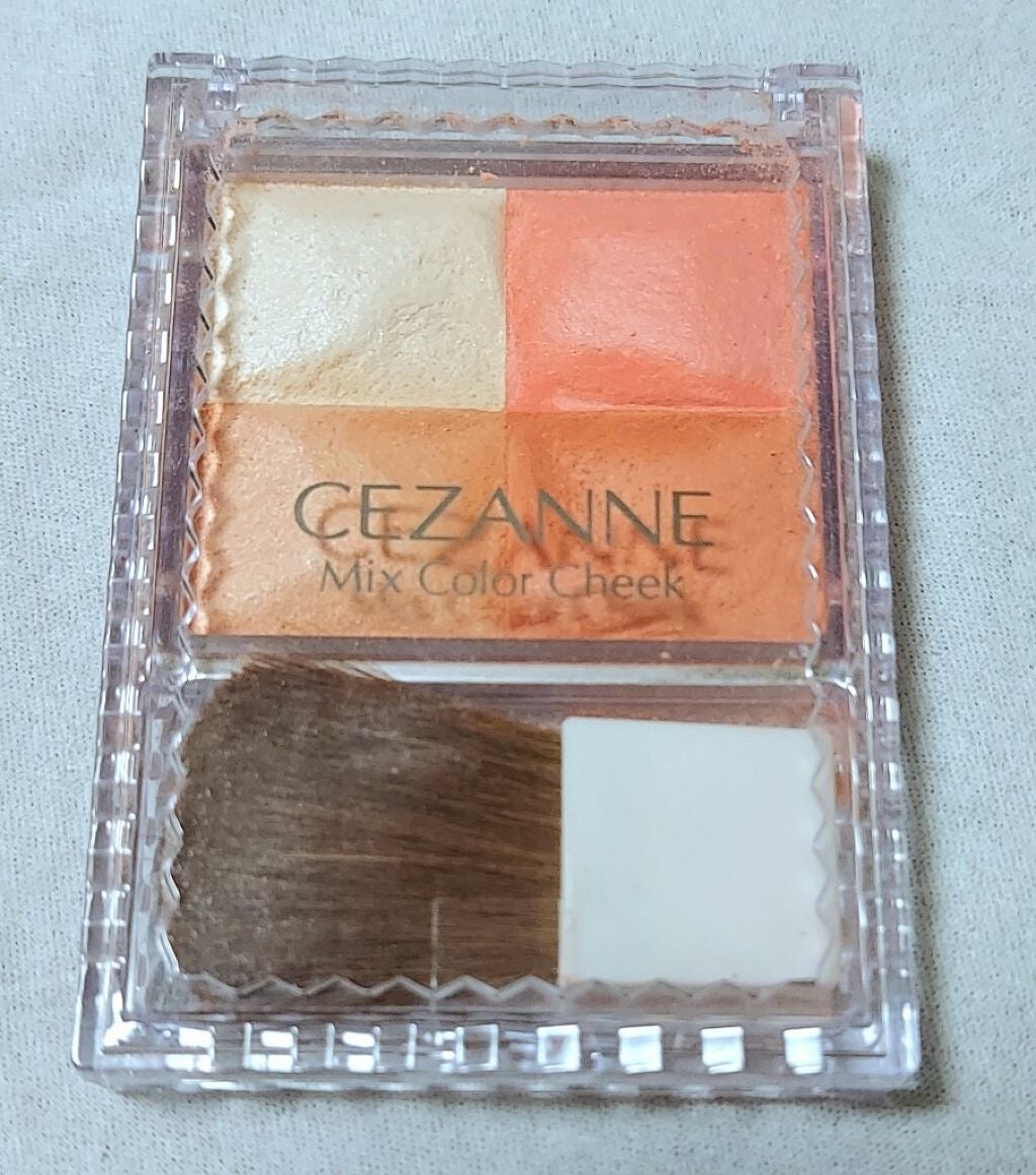 ミックスカラーチーク/CEZANNE/パウダーチークを使ったクチコミ(1枚目)