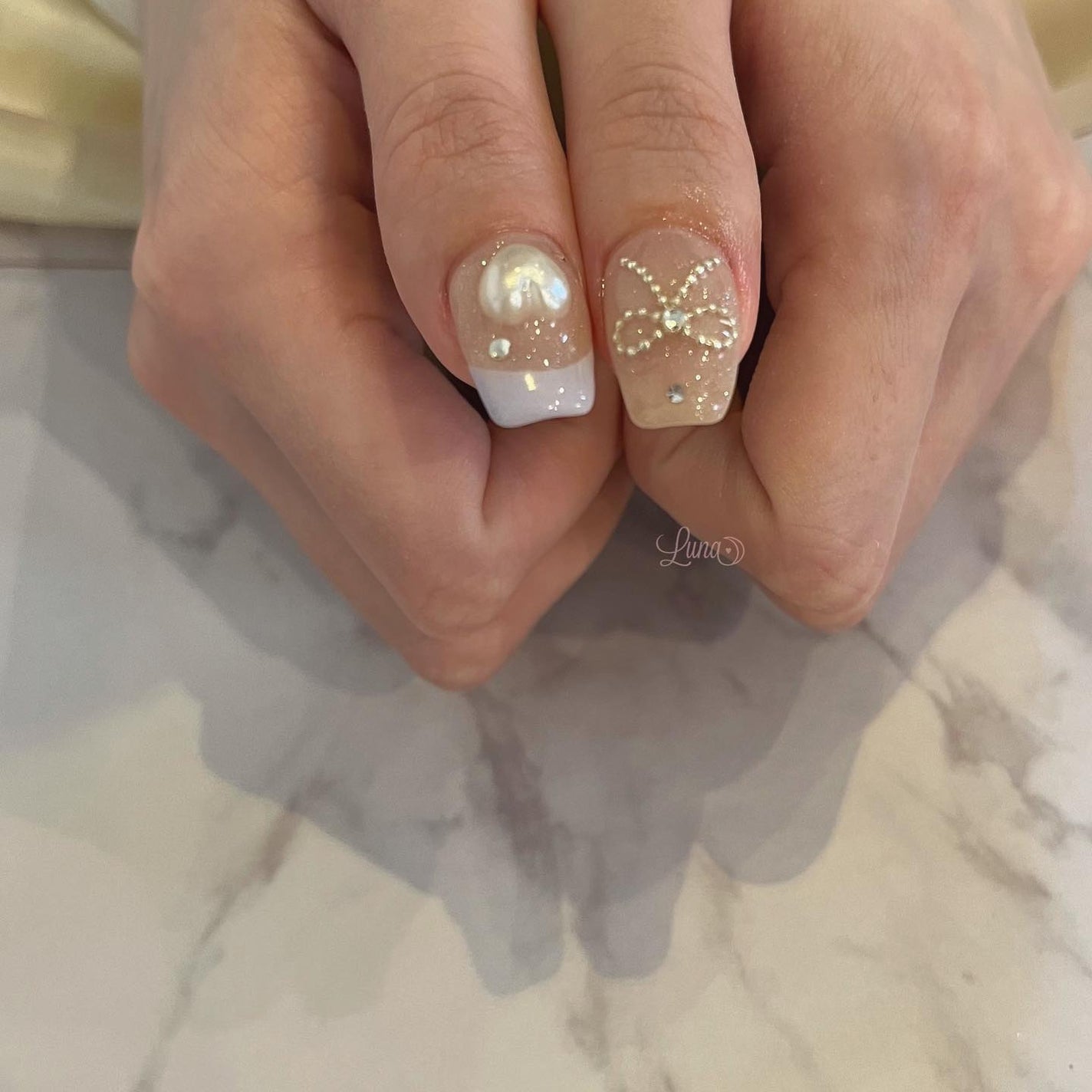 Iuna. Mizuki on LIPS 「.スペシャルプラン🫶🏻#nail#nailstagram#ge..」(2枚目)