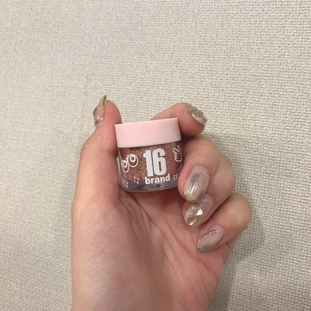 16CANDY ROCK PEAEL POWDER/16BRAND/単色アイシャドウを使ったクチコミ（1枚目）