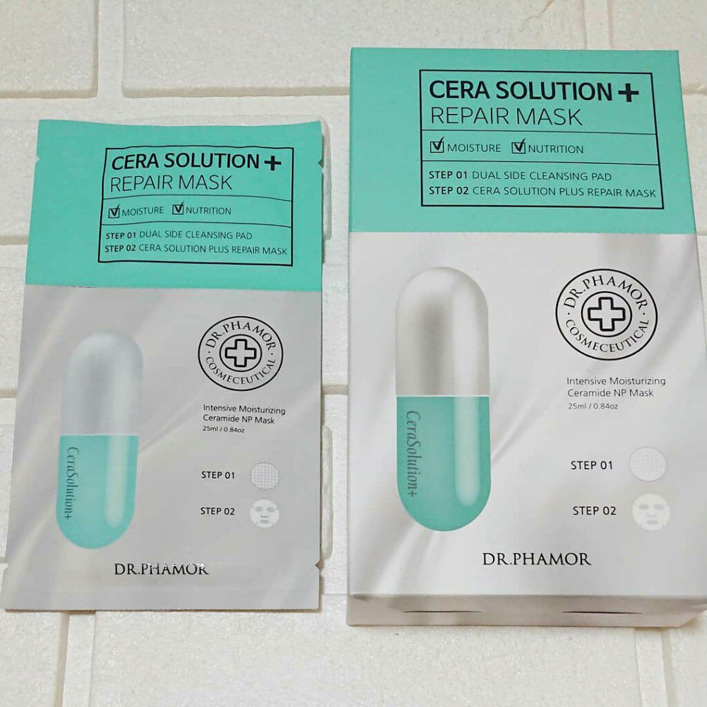 Dr.PHAMOR CERASOLUTION REPAIRMASK/DR.PHAMOR/シートマスク・パックを使ったクチコミ(4枚目)