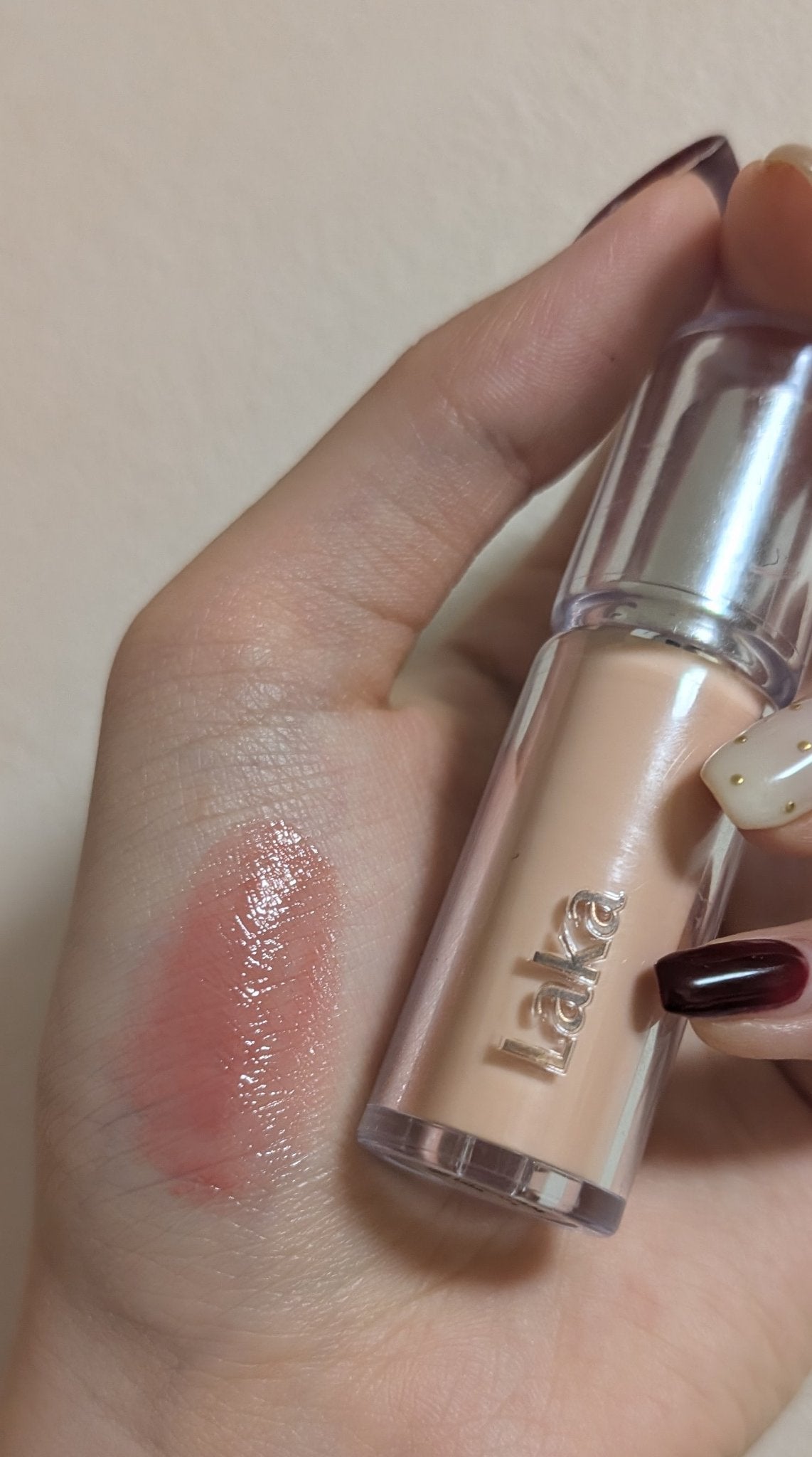 ボンディンググロウリップスティック/Laka/口紅を使ったクチコミ(1枚目)