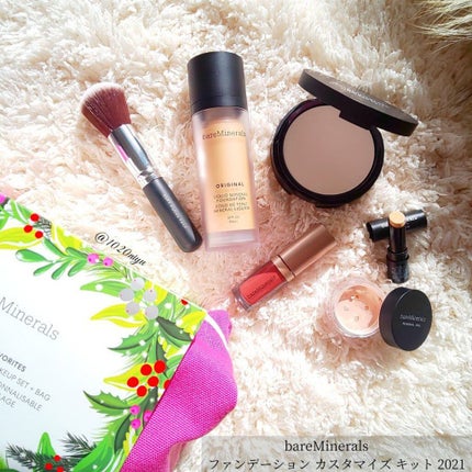 ファンデーション カスタマイズ キット 2021/bareMinerals/メイクアップキットを使ったクチコミ(4枚目)