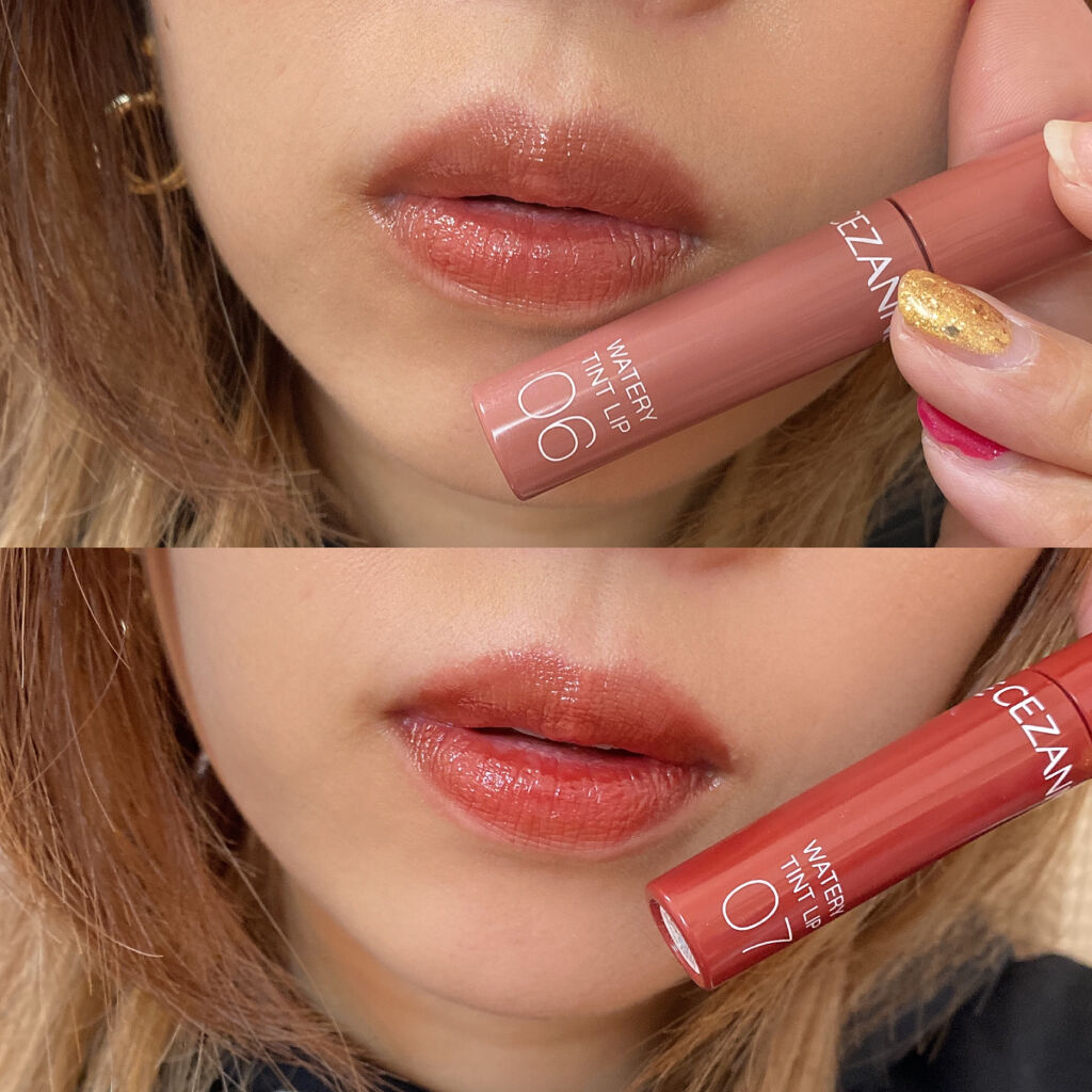 ウォータリーティントリップ/CEZANNE/リップティントを使ったクチコミ（3枚目）