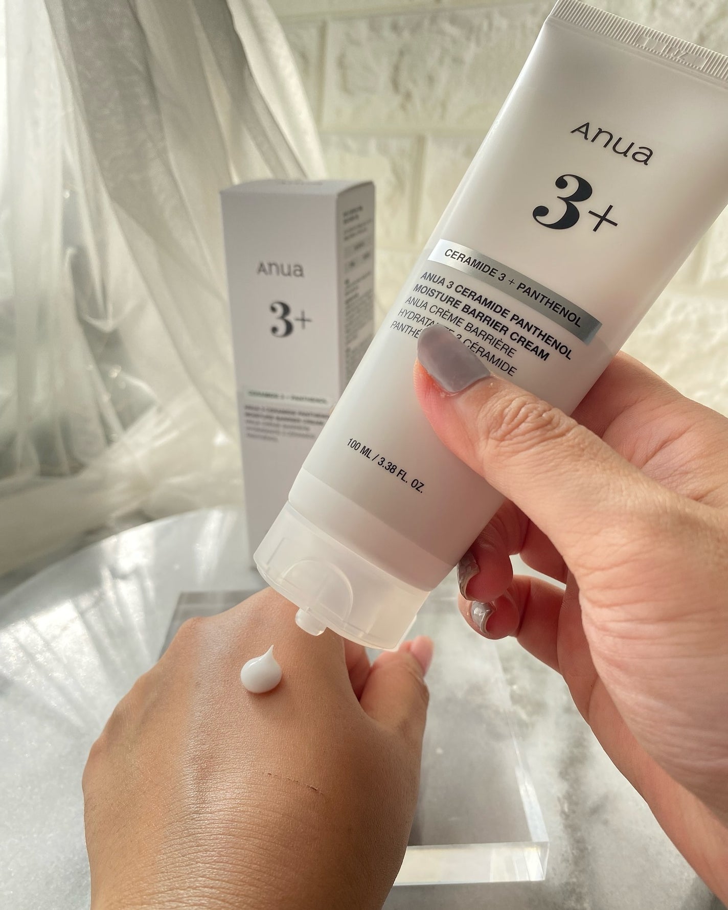 3セラミドパンテノールモイスチャーバリアクリーム/Anua/フェイスクリームを使ったクチコミ(7枚目)