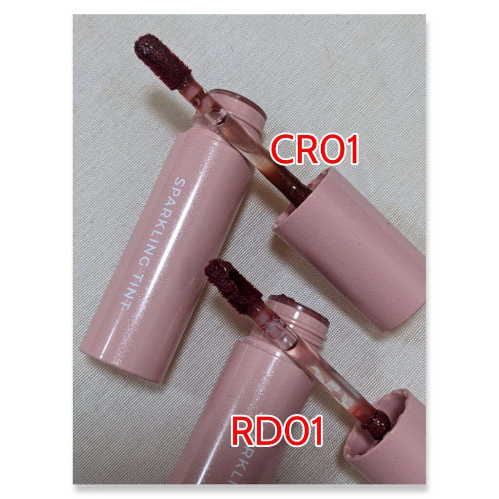 アピュー ジューシーパン スパークリングティント/A’pieu/口紅を使ったクチコミ（2枚目）