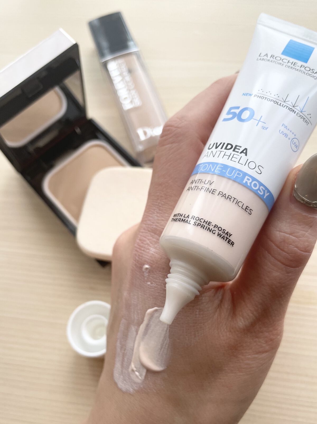 UVイデア XL プロテクショントーンアップ ローズ/ラ ロッシュ ポゼ/日焼け止めクリームを使ったクチコミ（3枚目）