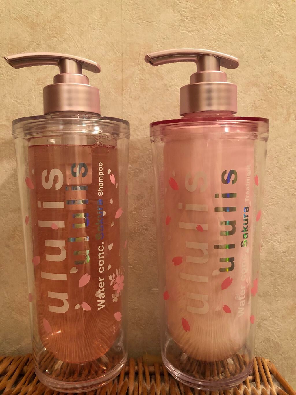 ウォーターコンク モイスト シャンプー(桜ver.)/ヘアトリートメント(桜ver.)/ululis/市販シャンプーを使ったクチコミ(2枚目)