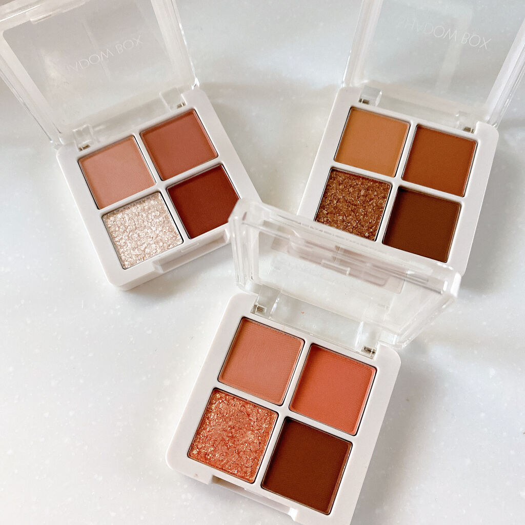 センムル シャドウ ボックス(1) 01　ロージエンディング/the SAEM/アイシャドウパレットを使ったクチコミ（2枚目）