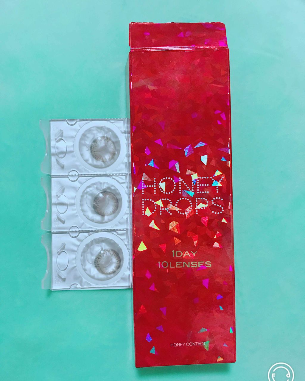 ハニードロップス/HONEY DROPS/カラーコンタクトレンズを使ったクチコミ(1枚目)