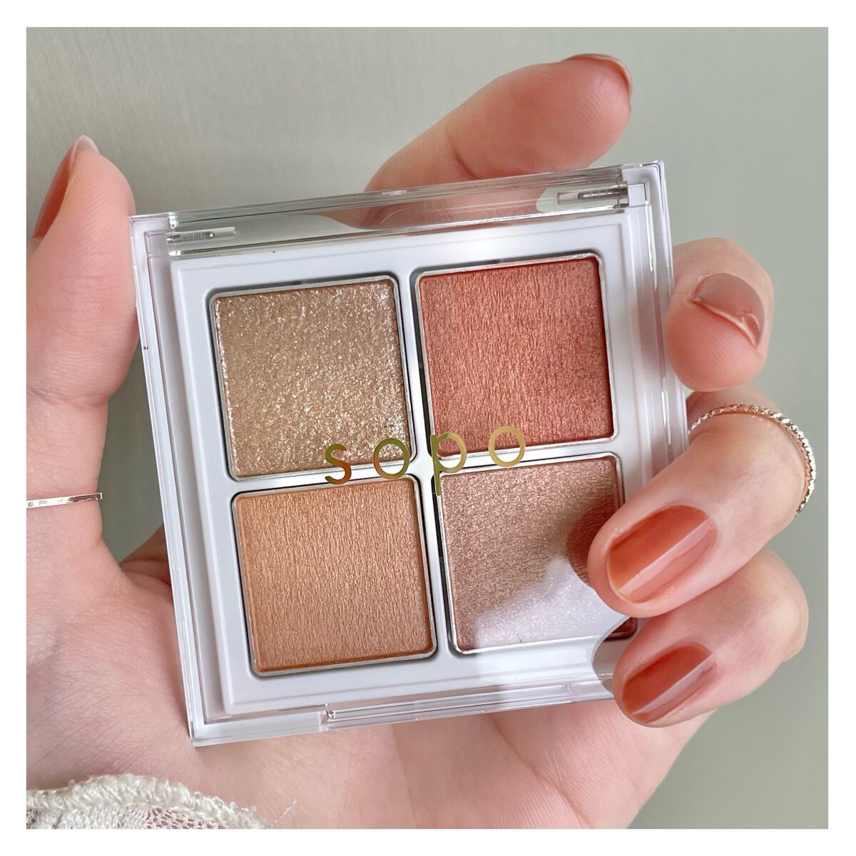 アイパレット/sopo/アイシャドウパレットを使ったクチコミ(7枚目)