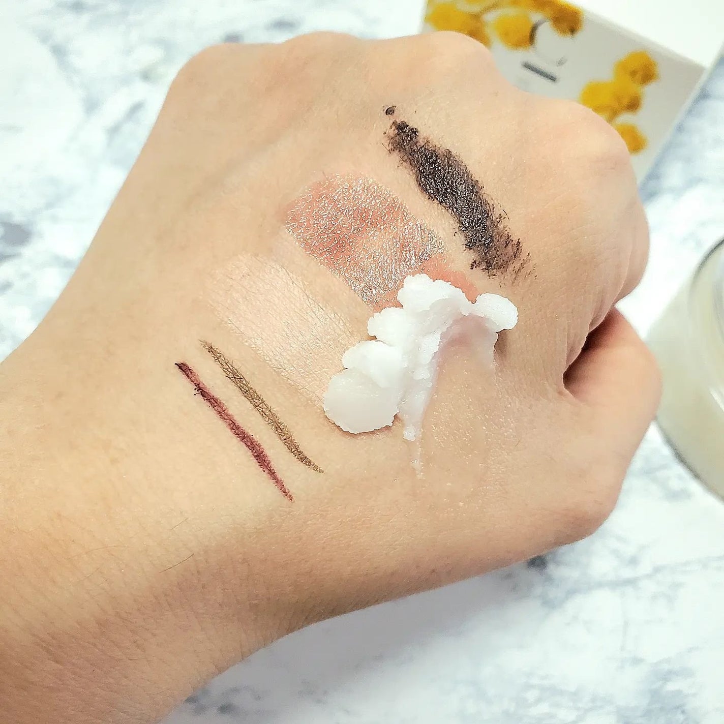 シンクロヌーディー フラワーバタークレンジングバーム/C THE PUBLIC ORGANIC/クレンジングバームを使ったクチコミ(6枚目)