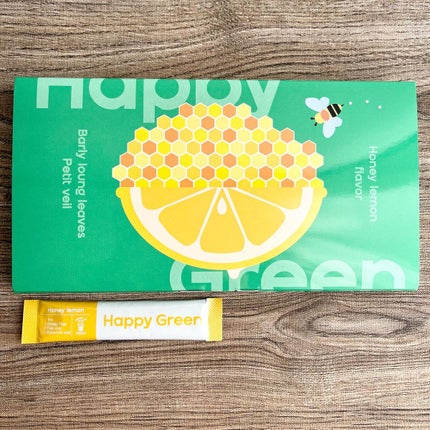 グリーン ファイバー ハニーレモン/Happy Green/ドリンクを使ったクチコミ(1枚目)