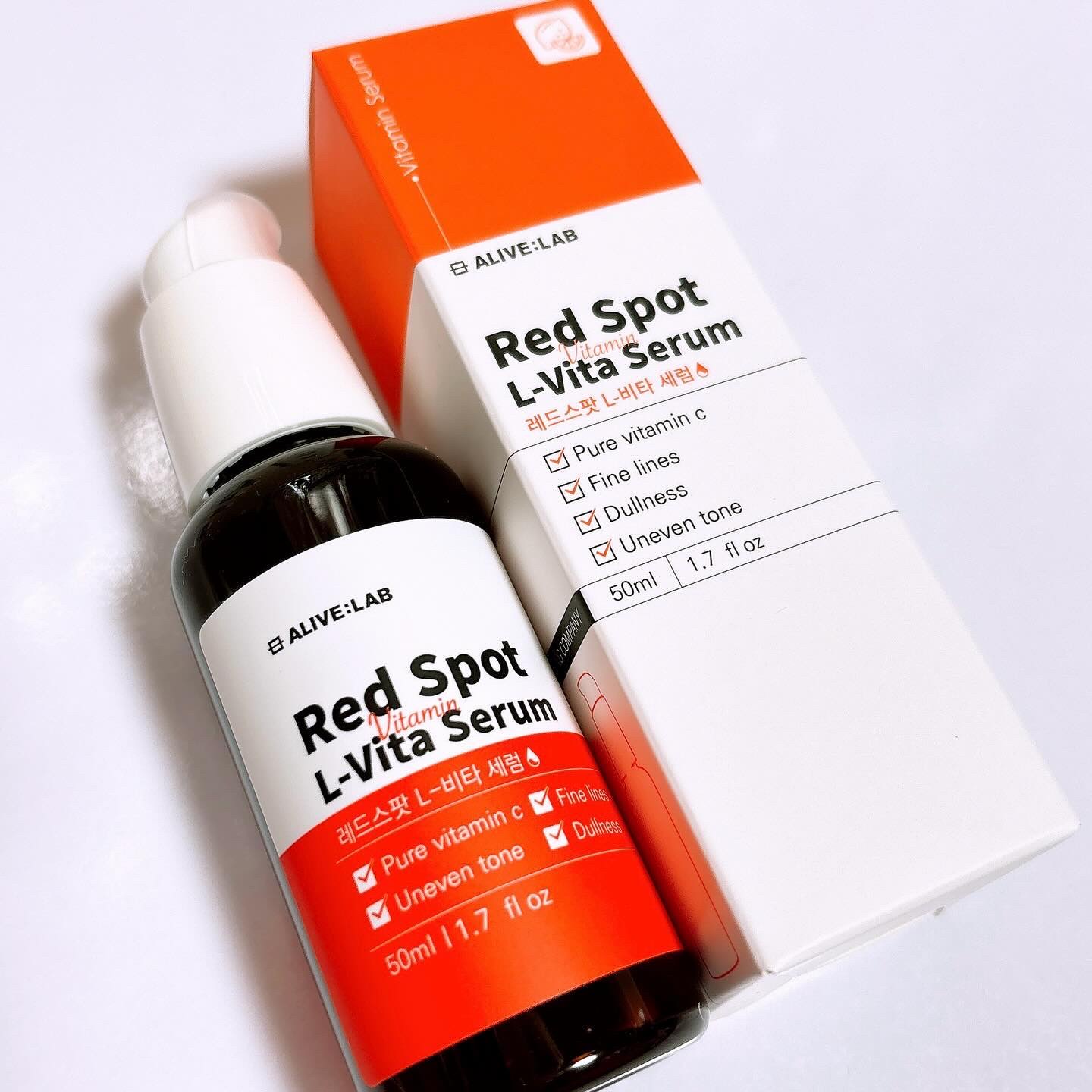 レッドスポット L-ビタセラム/Alive:Lab/美容液を使ったクチコミ（2枚目）