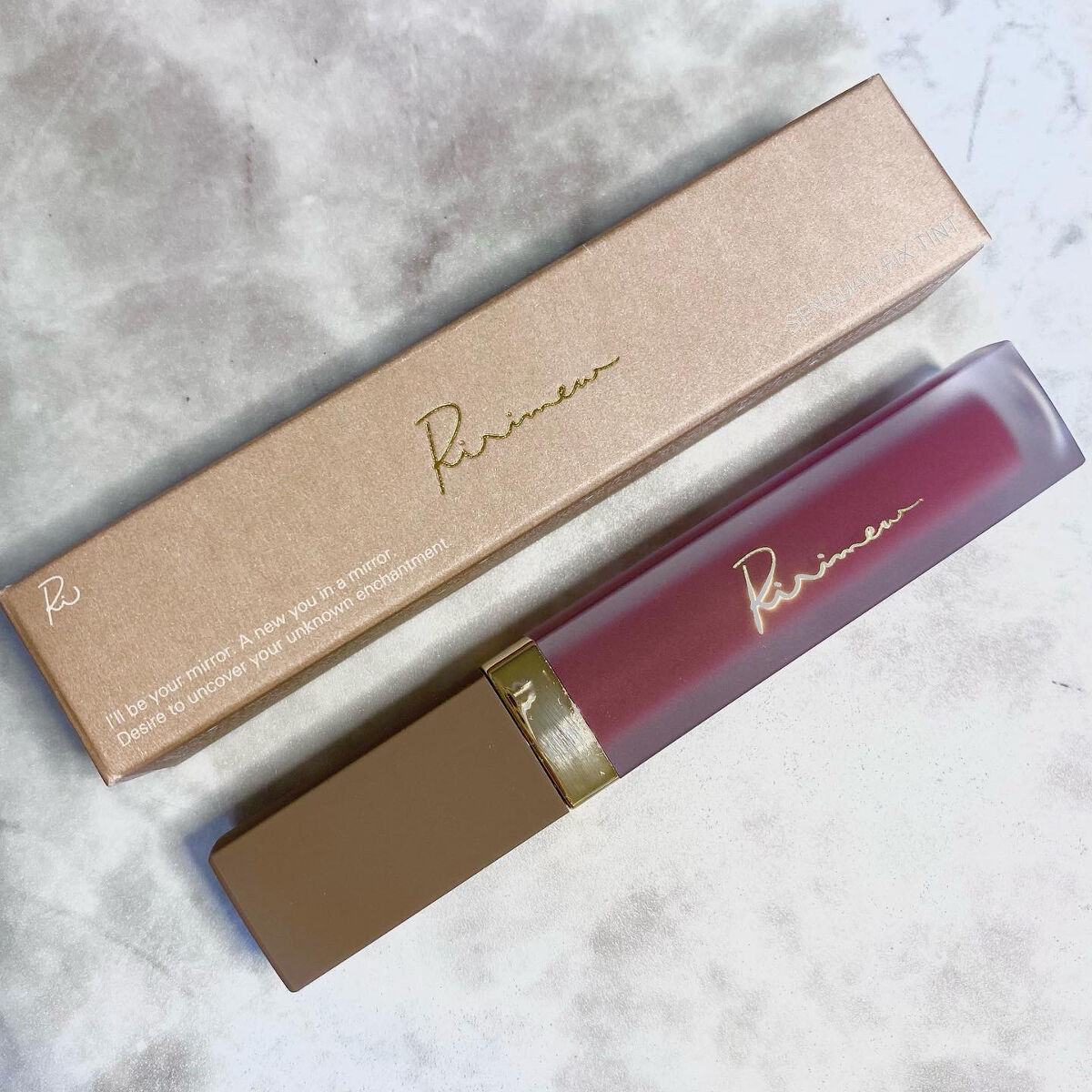 センシュアルフィックスティント/Ririmew/リップティントを使ったクチコミ（2枚目）