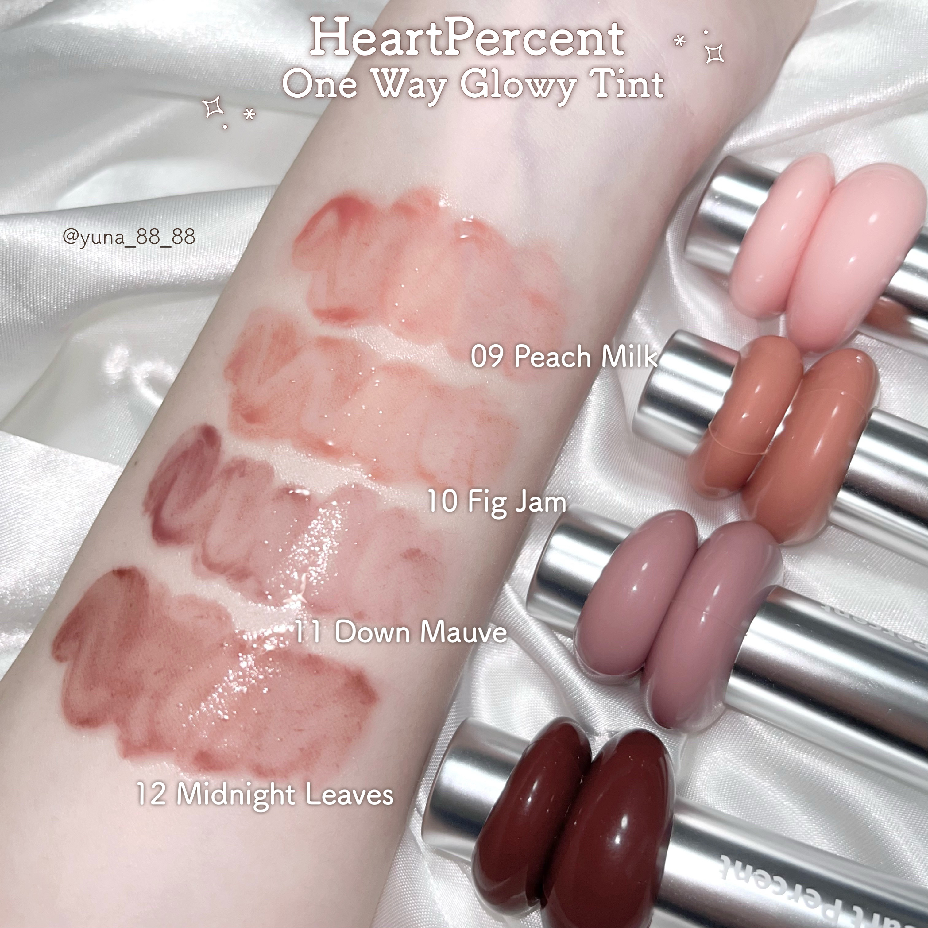 ドットオンムードワンウェイグロイティント/Heart Percent/リップティントを使ったクチコミ（3枚目）