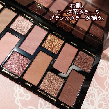 ボーン ディス ウェイ ザ ナチュラル ヌード アイシャドウ パレット/Too Faced/アイシャドウパレットを使ったクチコミ（4枚目）