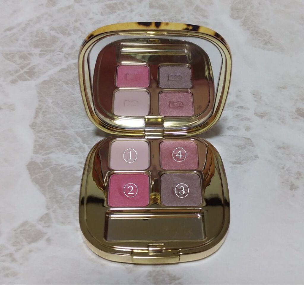 フェリンアイズ インテンスアイシャドウ クアッド 6/DOLCE&GABBANA BEAUTY/アイシャドウパレットを使ったクチコミ（2枚目）