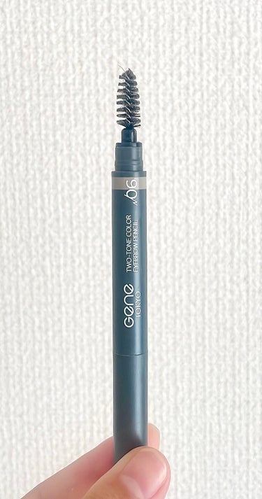 GENE TOKYO ツートンカラーアイブロウペンシル/DAISO/アイブロウペンシルを使ったクチコミ（2枚目）