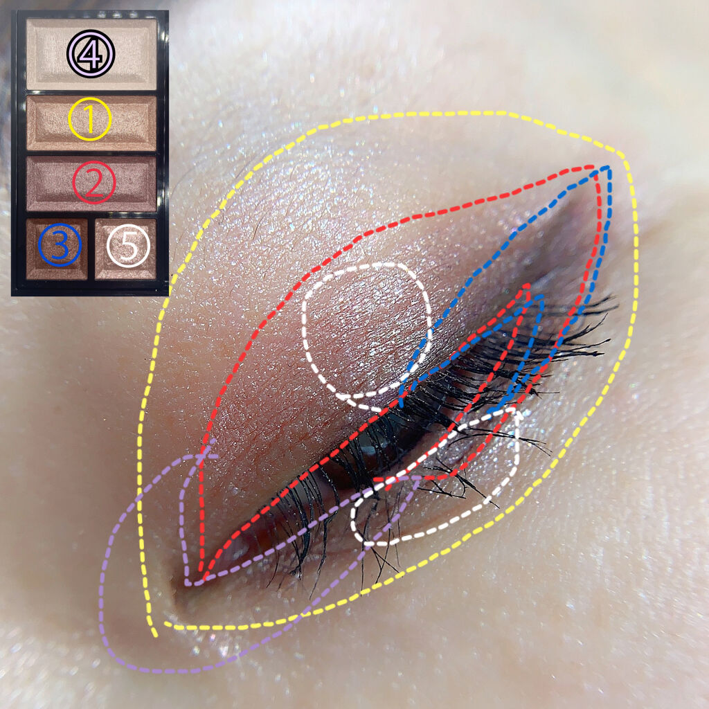 ショコラスウィート アイズ/リンメル ロンドン/アイシャドウパレットを使ったクチコミ（3枚目）