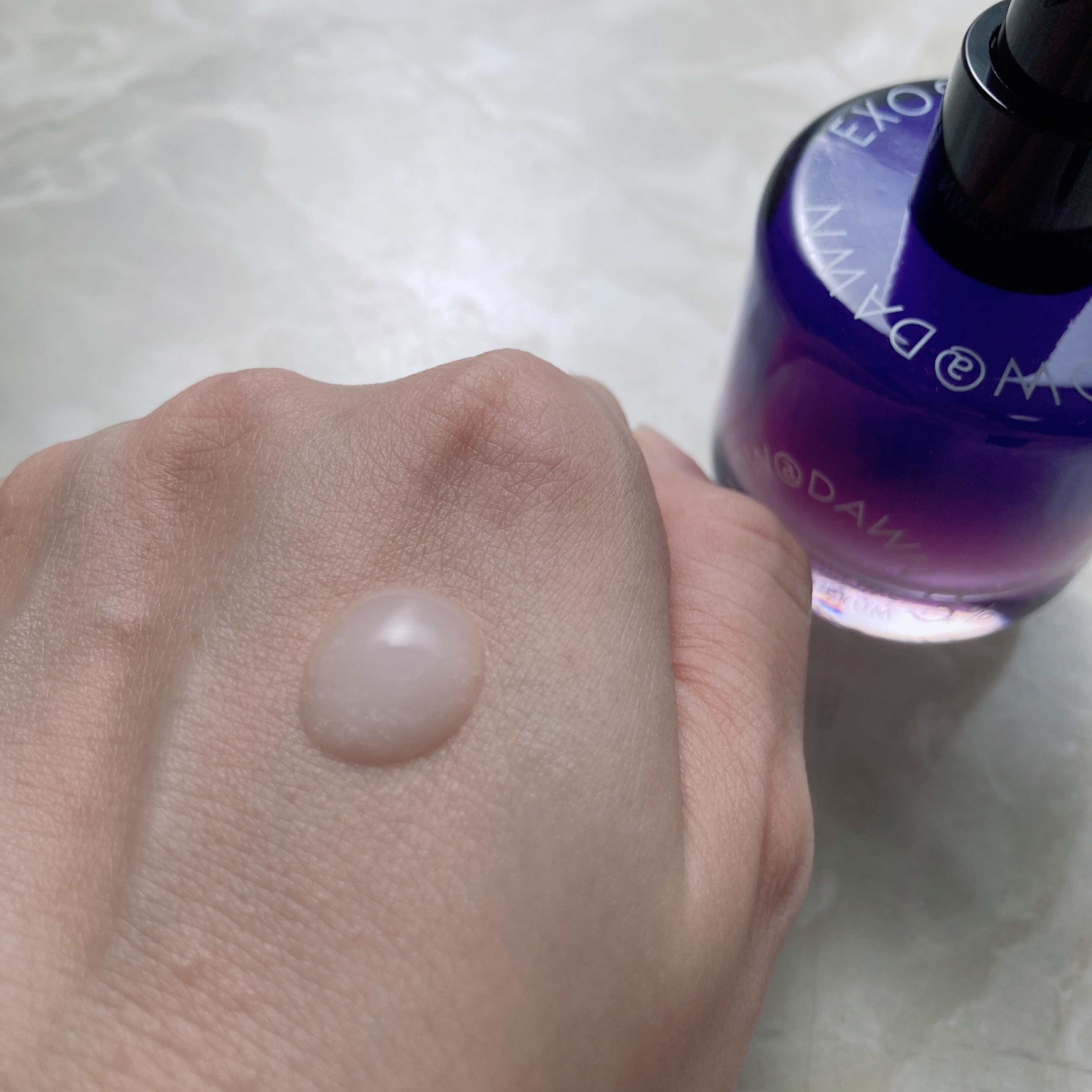 1stエクソソーム エクストラ3%セラム 30mL/GLOW@DAWN/美容液を使ったクチコミ（3枚目）